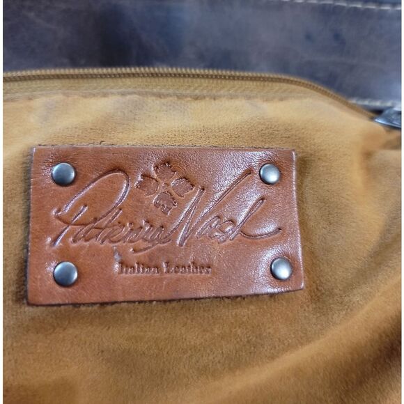 Patricia Nash Brown Leather Messenger Bag In Preloved CONDITION - Picture 14 of 14